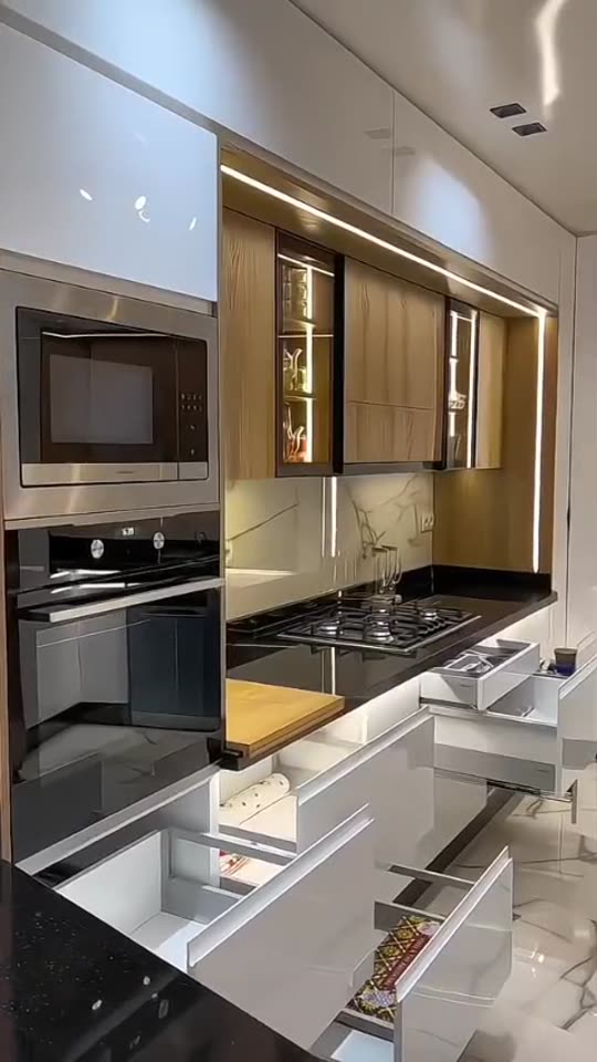 Room mid-build during finishing